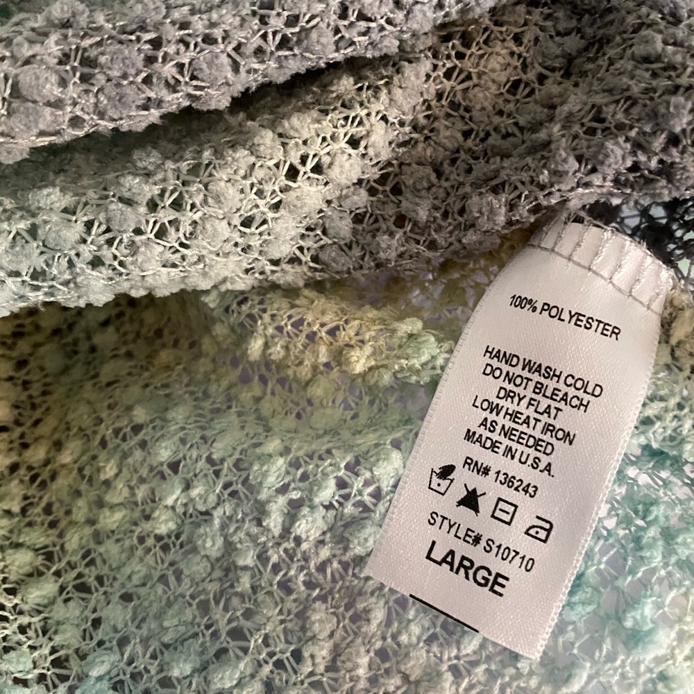 Vintage Havana popcorn tie-dye hoodie sweater - Picture 10 of 11